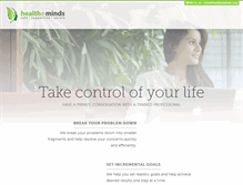Tablet Screenshot of healtheminds.com